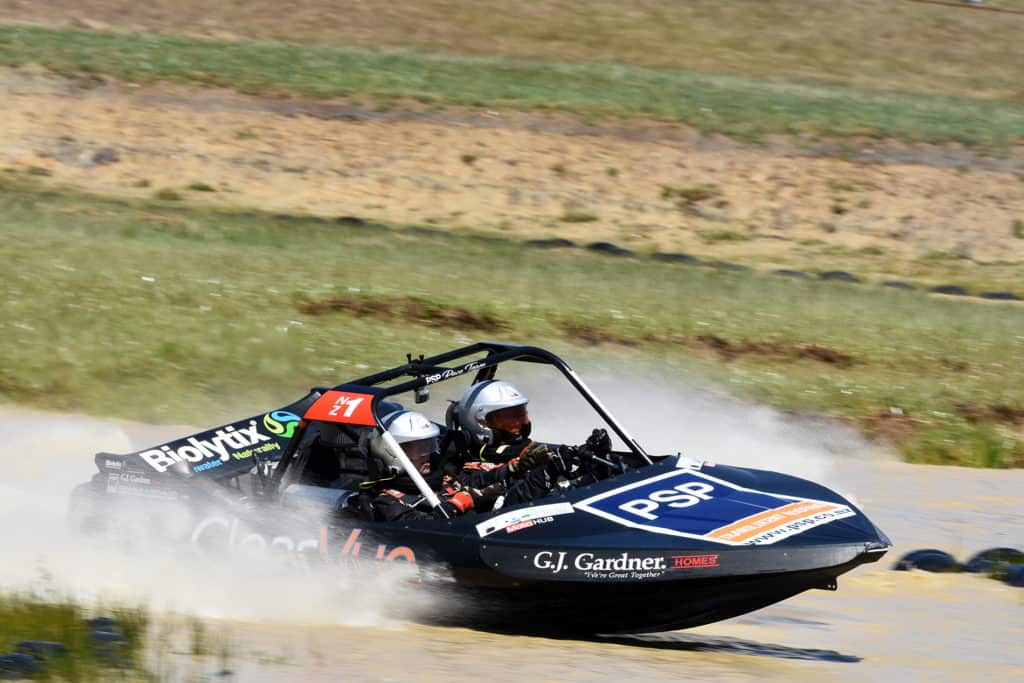 jet sprint champion Sam Newdick loves racing his Sprintec boat